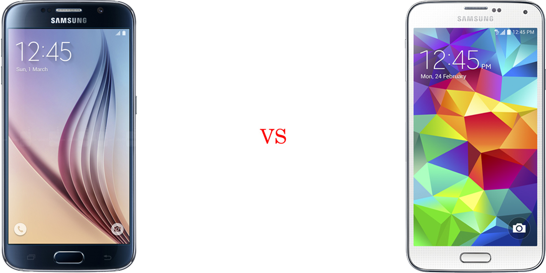 Samsung Galaxy S6 versus Samsung Galaxy S5 1